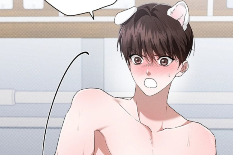Read Manhwa Don't Mess With the Puppy! Chapter 42 in English Subtitle, Suddenly Playing in Bed!
