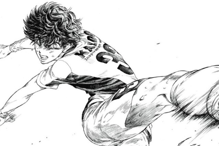 Read Mangas Ao Ashi Chapter 407 in English Sub, Furious Kick!